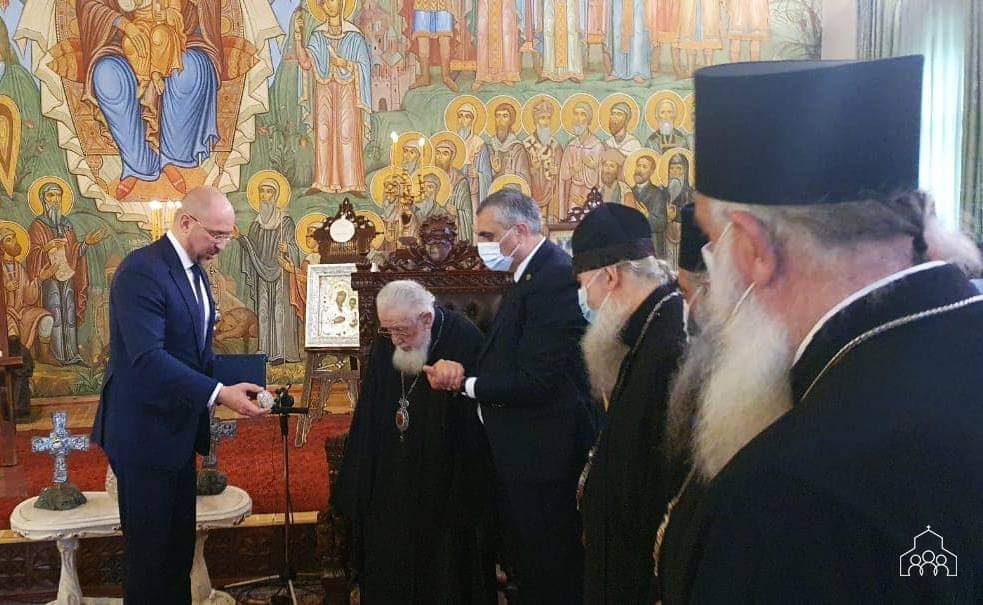 Patriarch hosted Ukrainian PM