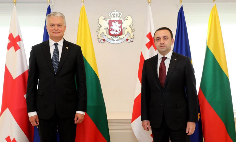 Ираклий Гарибашвили встретился с президентом Литвы Гитанасом Науседа