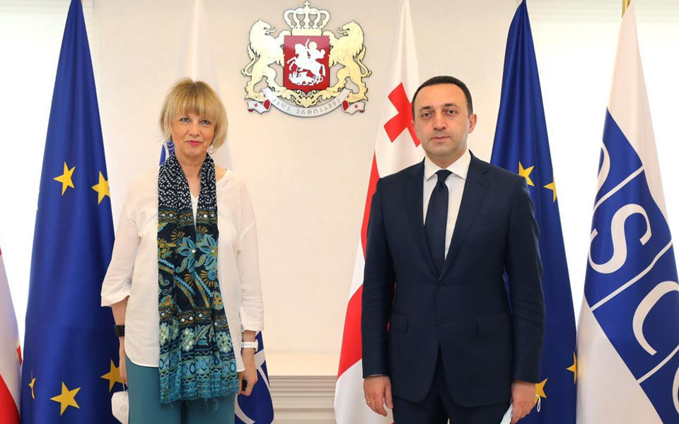 Georgian PM meets  OSCE Secretary General