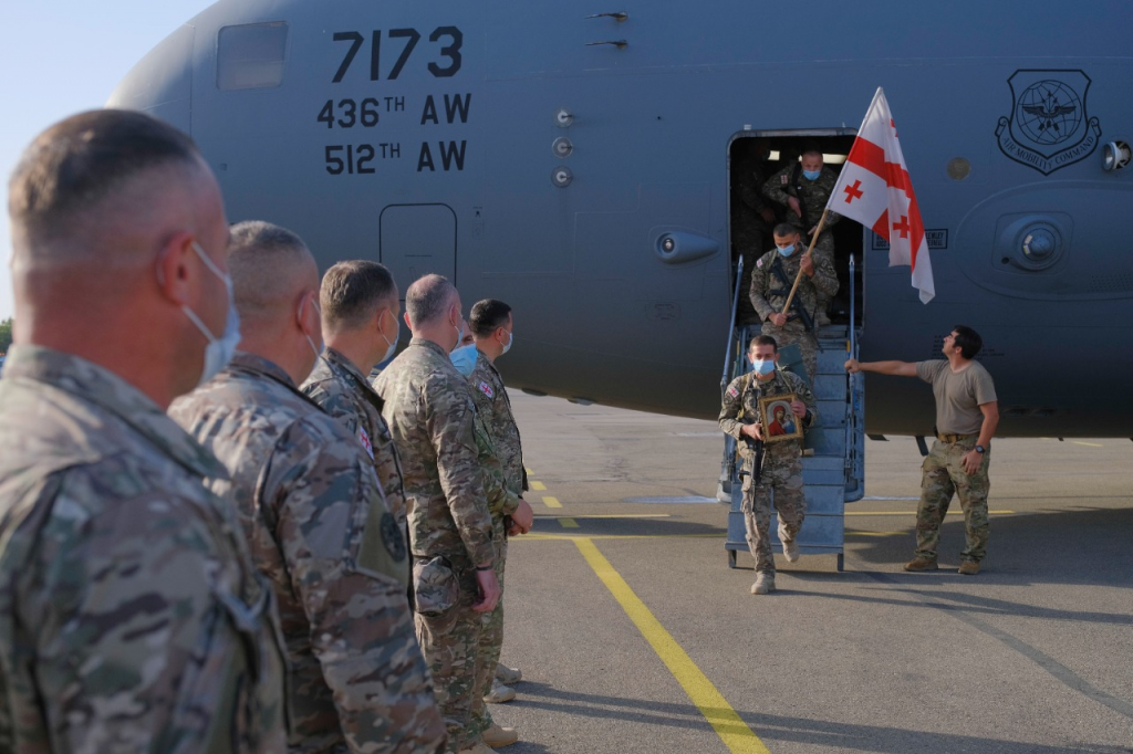 Georgian soldiers to leave Afghanistan