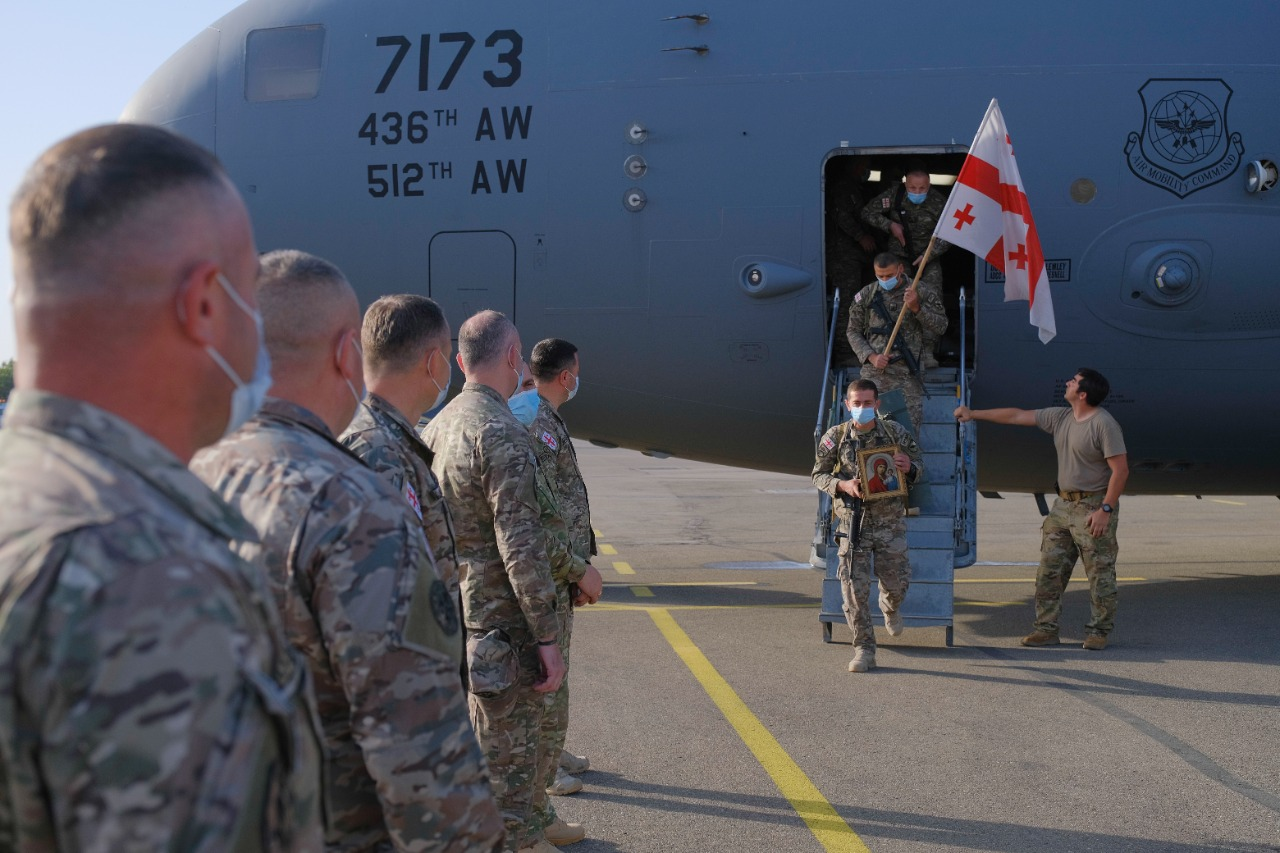 Georgian soldiers to leave Afghanistan