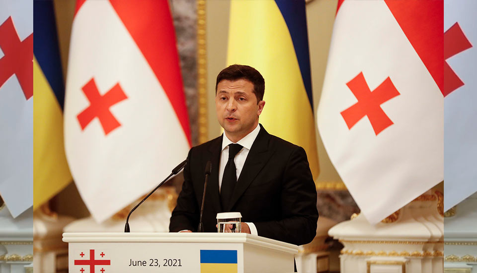 President Zelensky reaffirms Ukraine's support for Georgia's territorial integrity