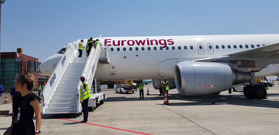 Германтәылатәи абиуџьеттә авиаеилахәыра   Eurowings  ақырҭуа авиамҩангаратә џьармыкьа иалалеит