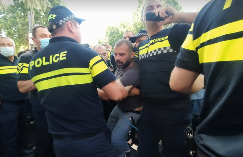GPB cameraman injured during anti-Pride rally (VIDEO)