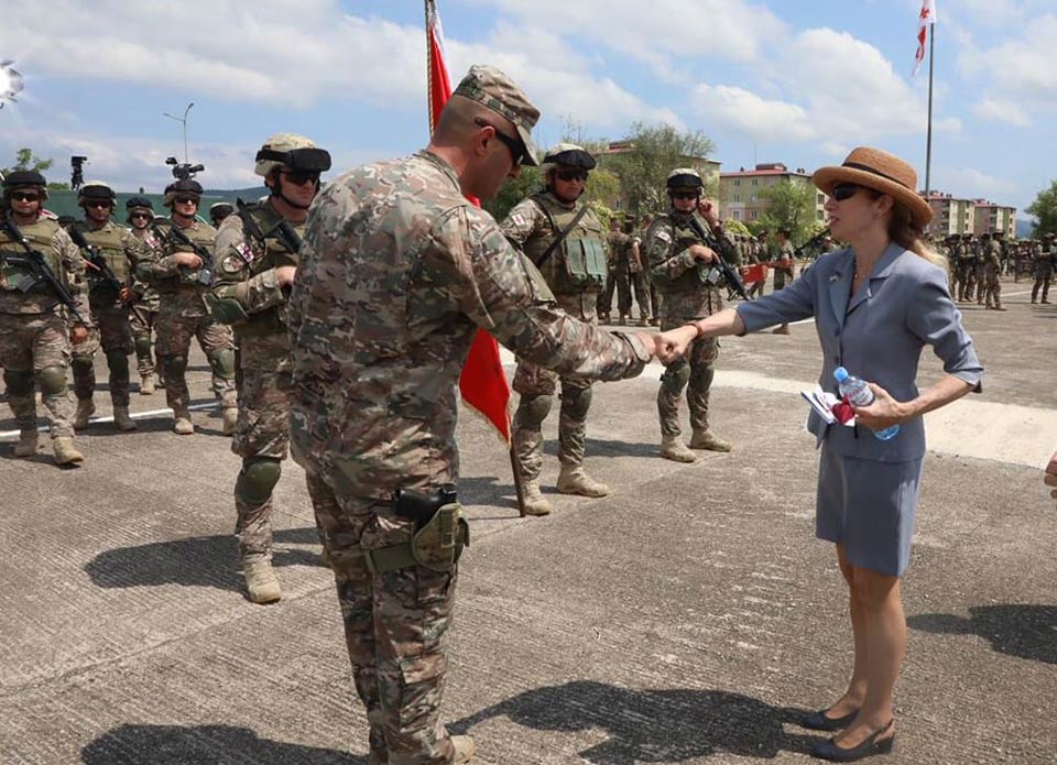 Посольство США - Американским военным выпала честь служить с грузинскими соратниками