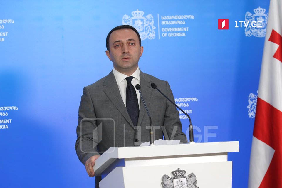 PM Garibashvili deems immoral using tragic death of TV Pirveli cameraman for political goals