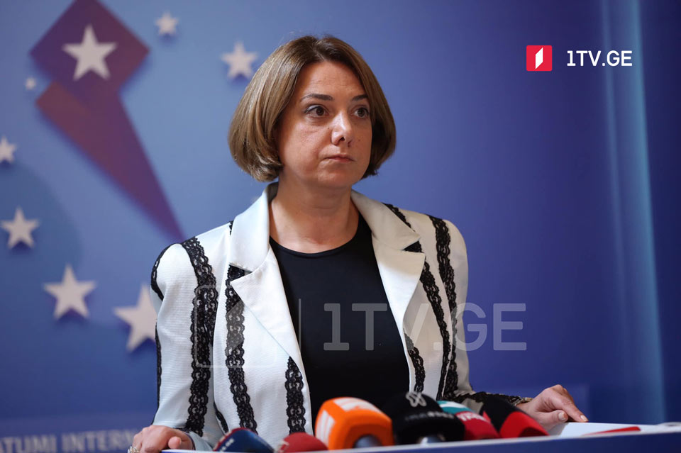 Саломе Самадашвили - Сегодня официально подтвердилось, что внешнеполитическая ориентация страны изменилась