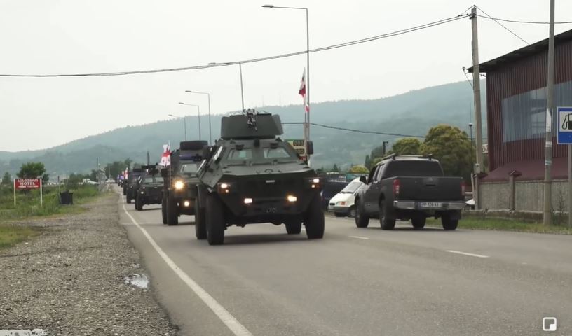 Georgian armored vehicles to involve in Agile Spirit 2021