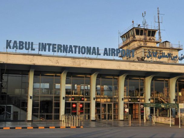 Georgian citizens await evacuation from Afghanistan at Kabul Airport