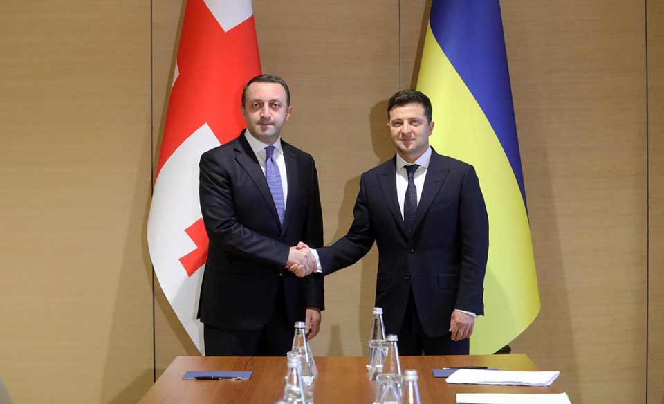 Georgian PM meets with Ukrainian President