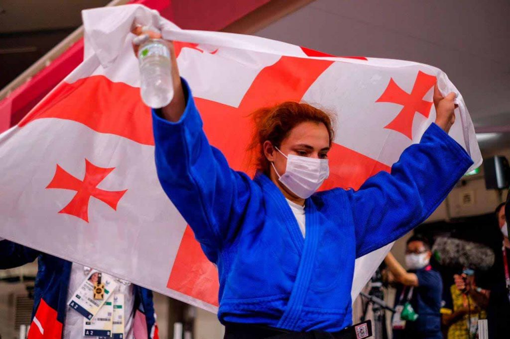 Georgian Paralympic judoka Ina Kaldani claims silver