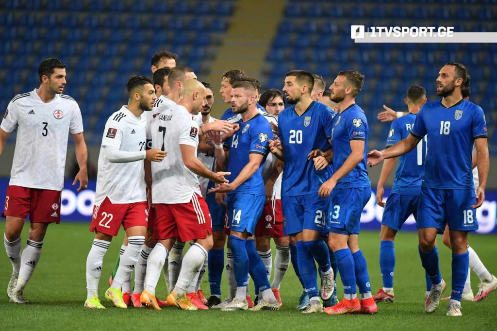 Грузия VS Косово 0:1 (фото) #1TVSPORT