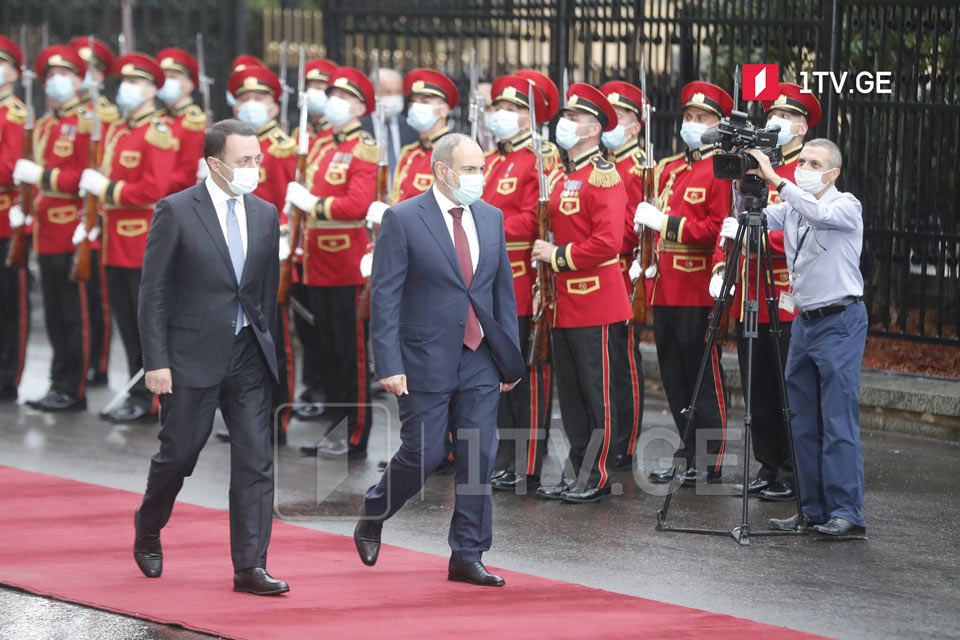 Начался визит премьер-министра Армении Никола Пашиняна в Грузию