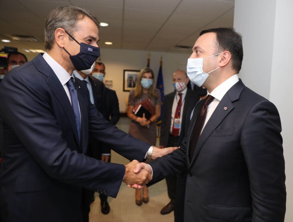 Georgian PM meets his Greek counterpart in New York
