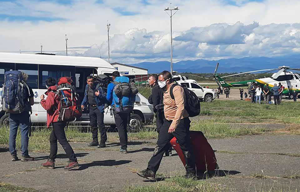 Tuşetidən vətəndaşların, o cümlədən turistlərin vertalyotla gətirilməsi prosesi bərpa olundu