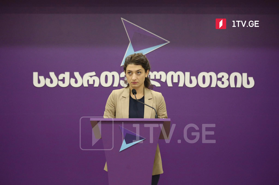 Анна Бучукури - Партия "За Грузию" не поддержит создание временной следственной комиссии по делу Михаила Саакашвили