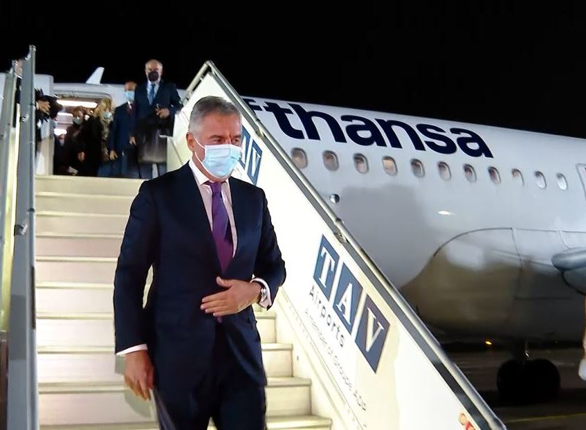 Президент Черногории прибыл в Грузию