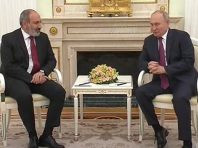 В Кремле проходит встреча Владимира Путина и Никола Пашиняна