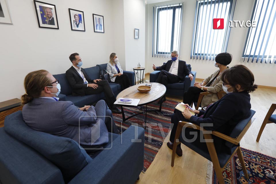 GPB Dir/Gen, EBU delegation meet EU Ambassador to Georgia