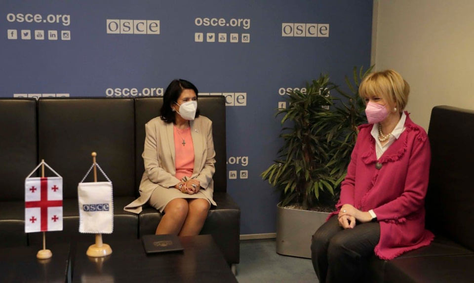 Саломе Зурабишвили встретилась с генеральным секретарем ОБСЕ