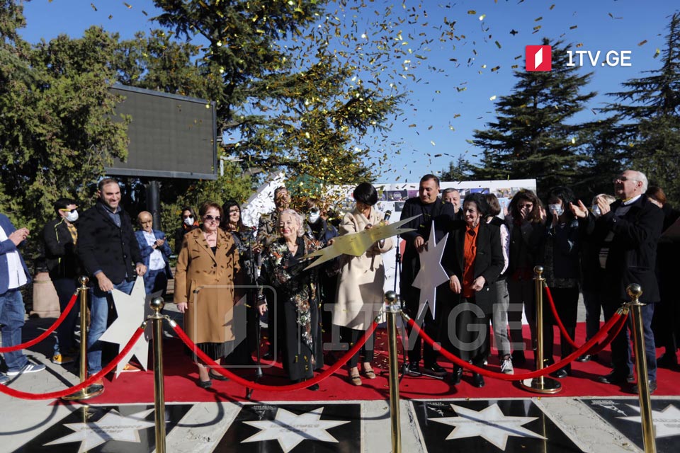 Stars of three TV faces open at Mtatsminda Park (Photo)