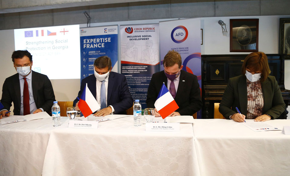 EU, France, Czechia launch Project on Social Protection in Georgia