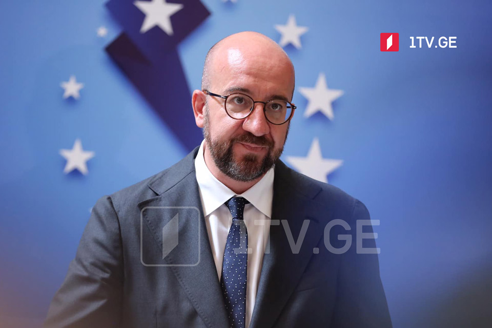 EU stands rock solid. United, firm, determined, together with our allies, Charles Michel says