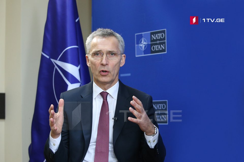 Йенс Столтенберг обратился к участникам мероприятия в рамках учений «НАТО-Грузия-2022»