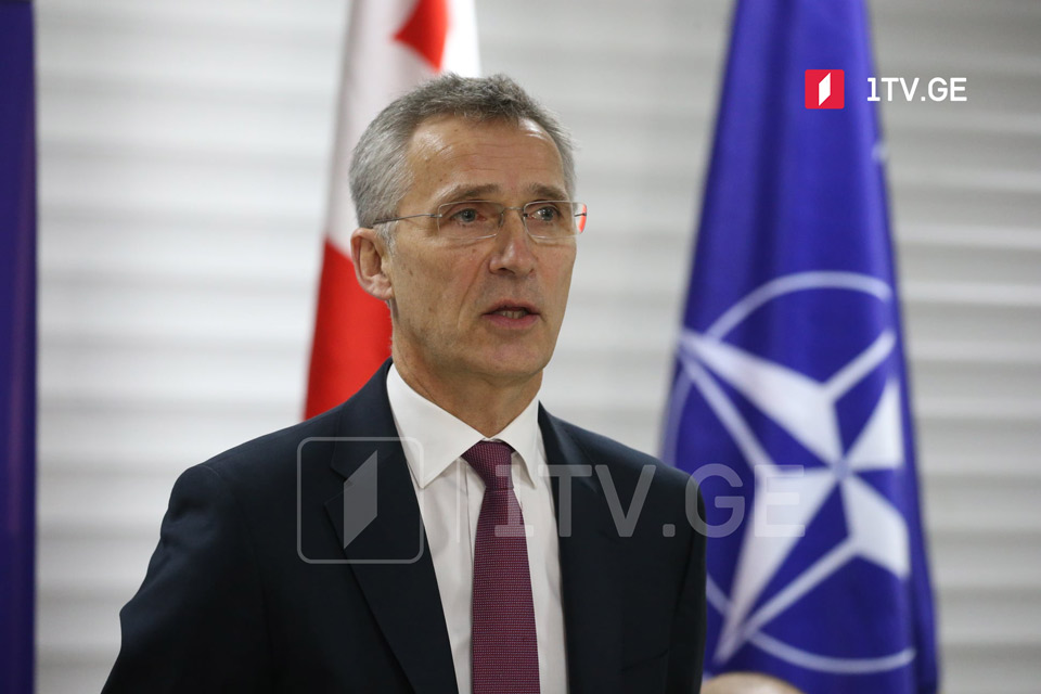 NATO’s strong political and practical support for Georgia and Ukraine to continue, Secretary-General says