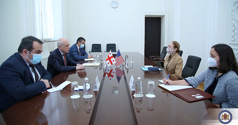 Georgian FM, US Ambassador meet
