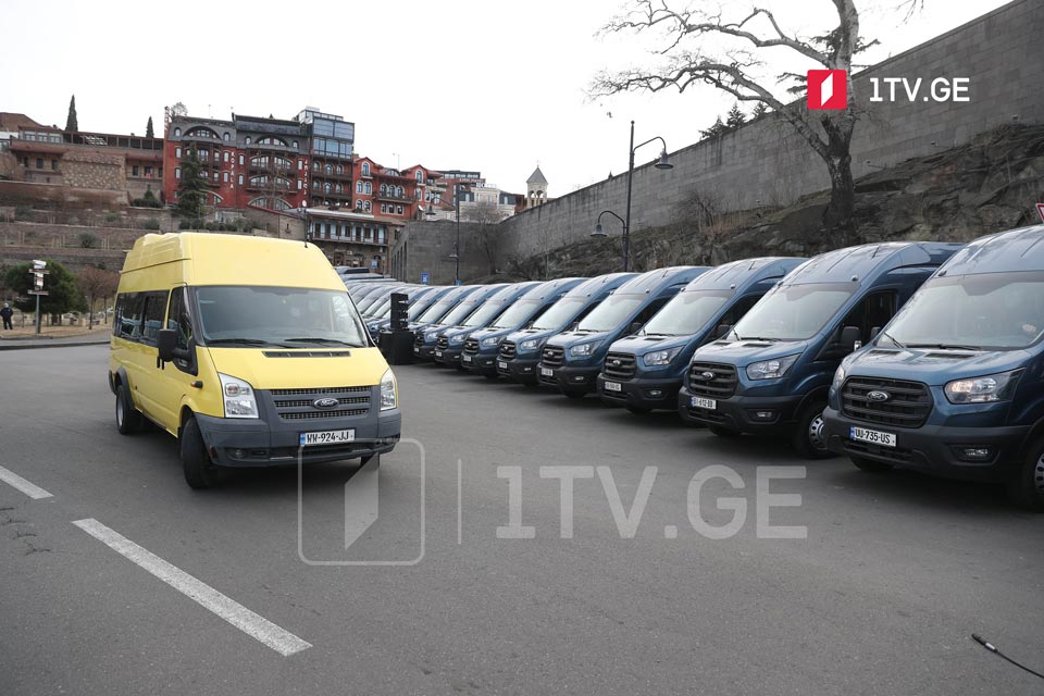 One thousand new minibuses to move in Tbilisi