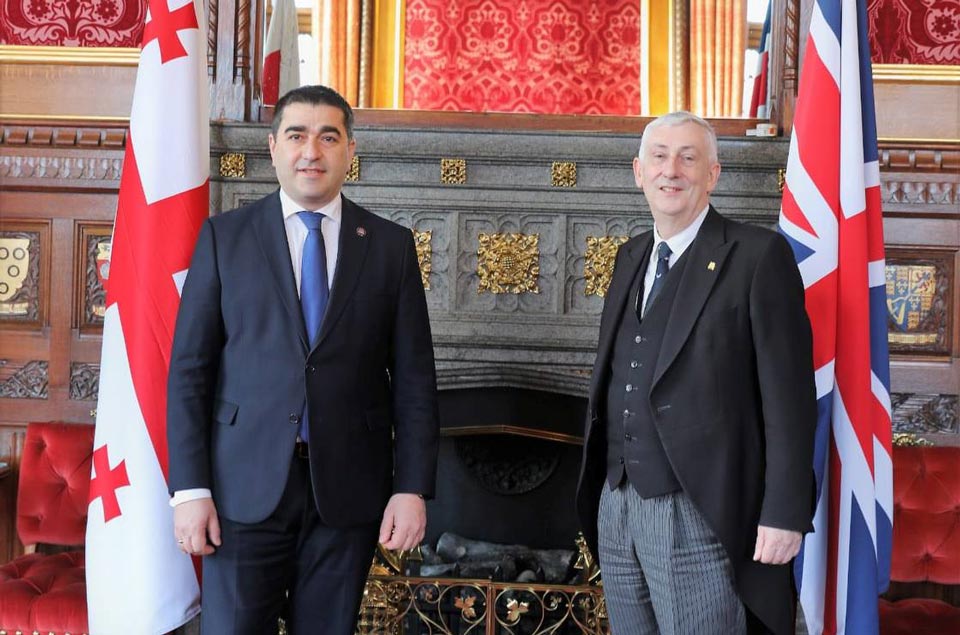 Шалва Папуашвили встретился с председателем Палаты общин парламента Соединенного Королевства