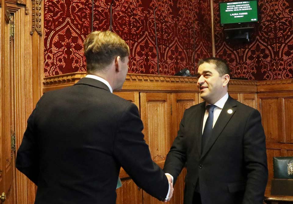Шалва Папуашвили встретился с председателем Комитета по обороне Палаты общин Великобритании