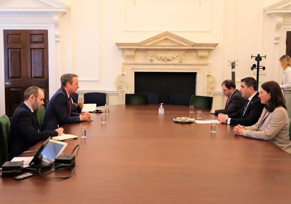 Шалва Папуашвили встретился с советником премьер-министра Великобритании по международным отношениям