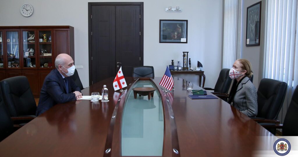 Georgian FM meets US Ambassador