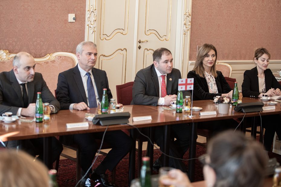 Georgian parliamentary delegation visits the Czech Republic
