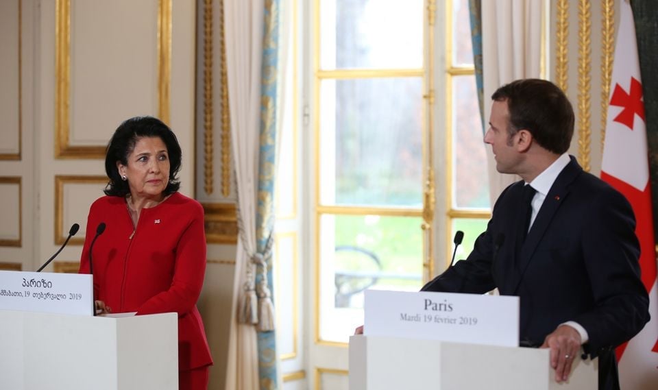 President Macron invites Georgian President to Paris