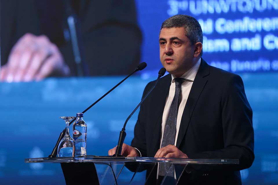 Zurab Pololikaşvili Rusiya üçün BMT-nin Ümumdünya Turizm Təşkilatı üzvülüyünün dayandırılması çağırışı ilə çıxış edir