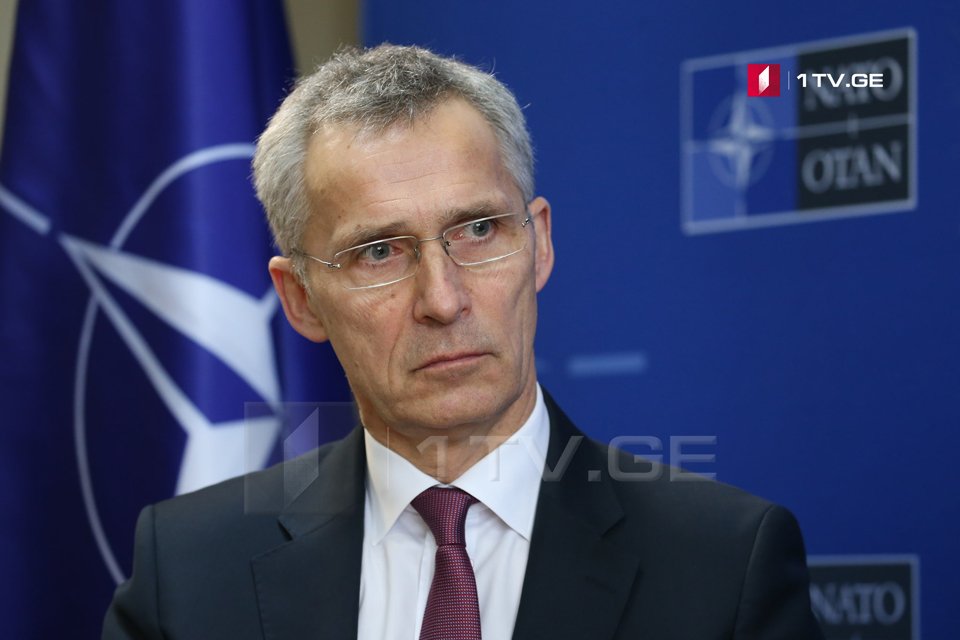 NATO FMs discuss need to support partners who may be at risk, including Georgia, and Bosnia and Herzegovina, Stoltenberg says
