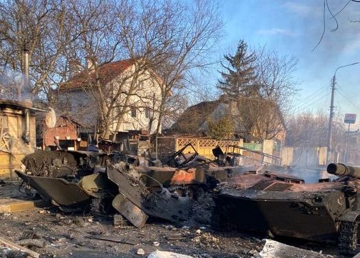 По информации СМИ, украинские военные восстановили контроль над городом Буча