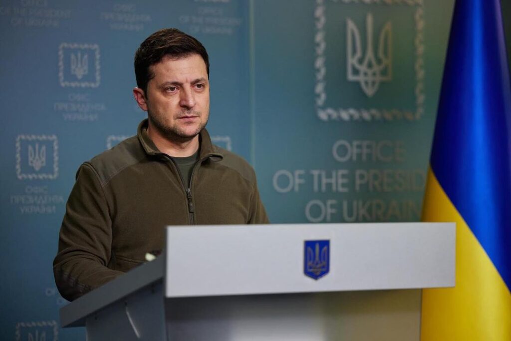 Володимир Зеленский поблагодарил европейские города, в том числе Тбилиси, в которых 4 марта прошли акции в поддержку Украины