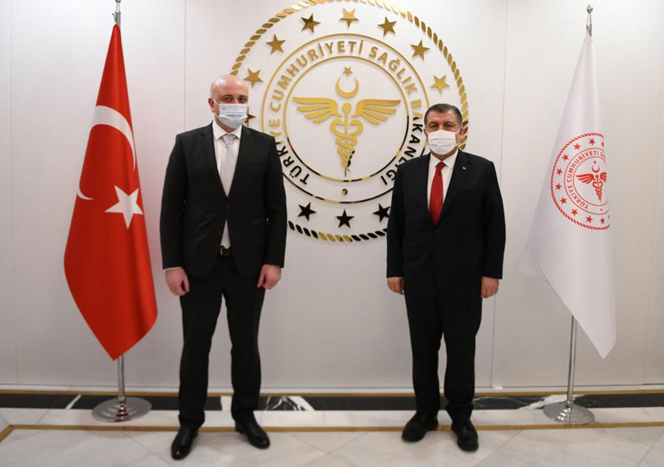 Georgian, Turkish Health Ministers meet