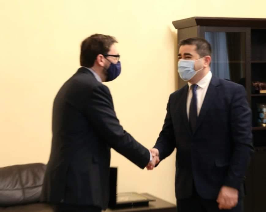 Georgian Parliament Speaker meets new Head of NATO Liaison Office