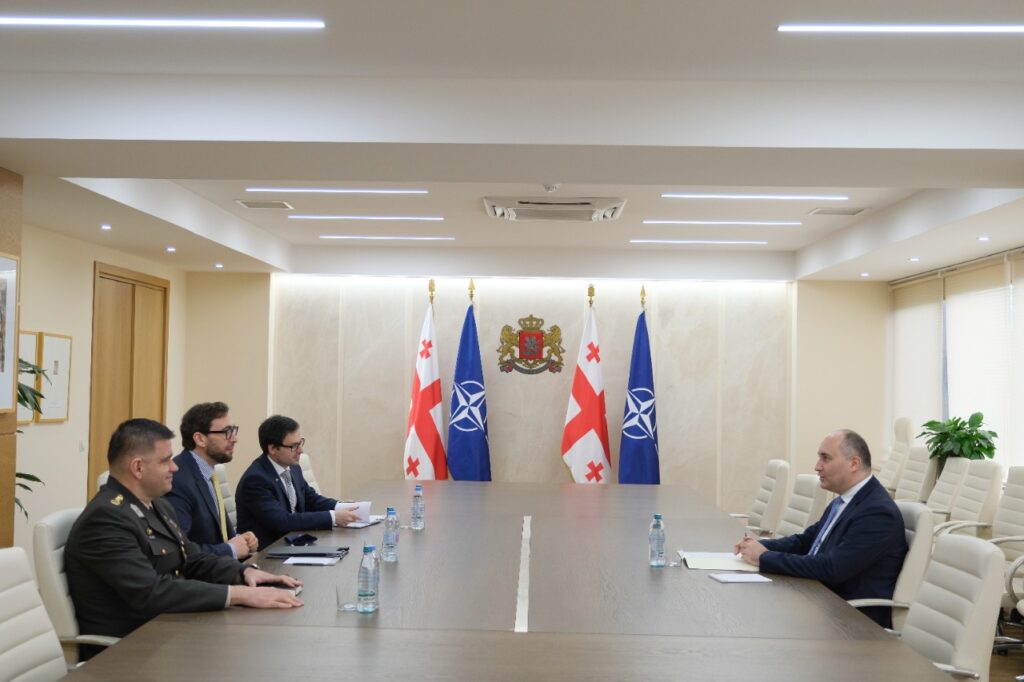 Defense Minister meets new head of NATO Liaison Office