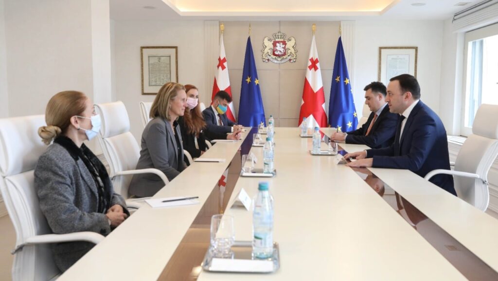 Georgian PM meets USAID Deputy Administrator for Policy and Programming