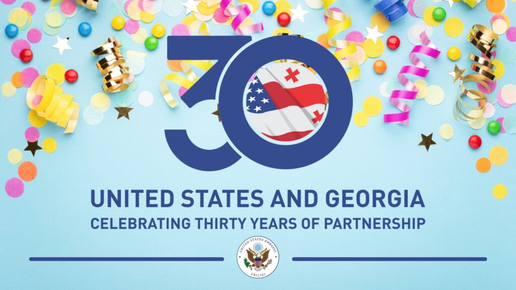 US Embassy: Americans and Georgians are built for long-term partnership, we look forward to next decades of US-Georgian cooperation