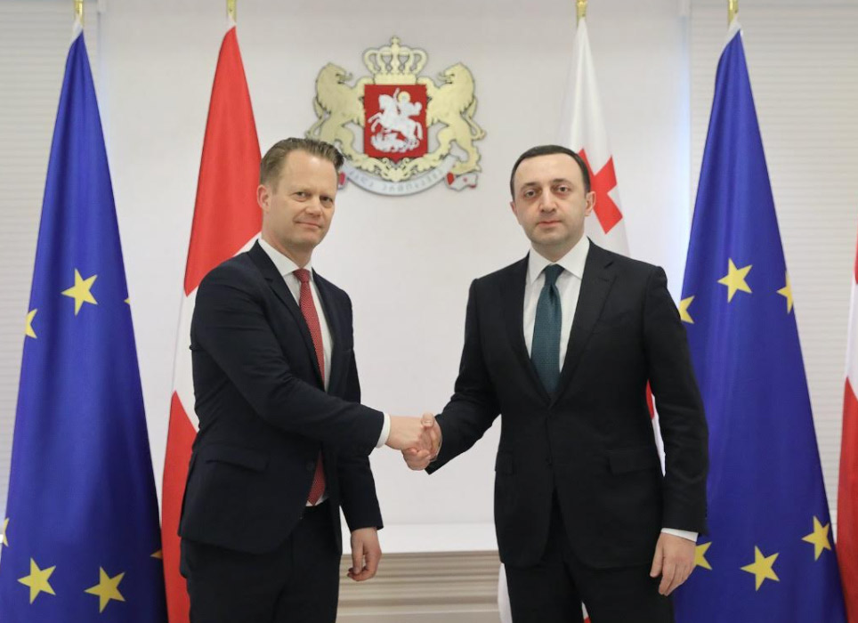 Georgian PM meets Danish FM