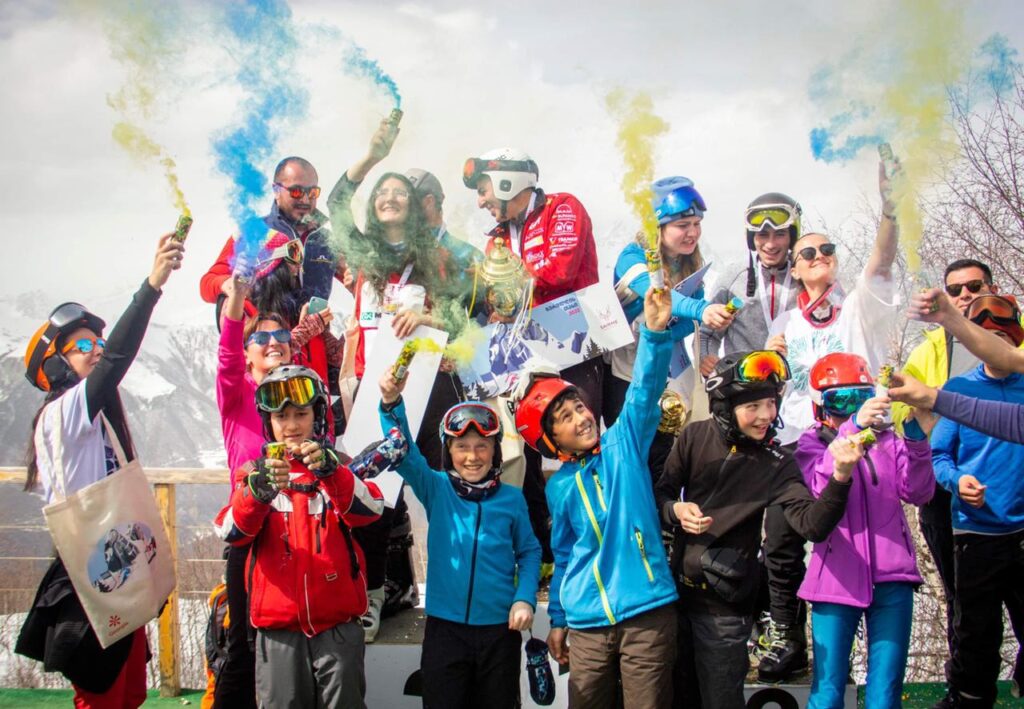В Сванети прошел турнир любителей лыжного спорта «Зурулди 2022»