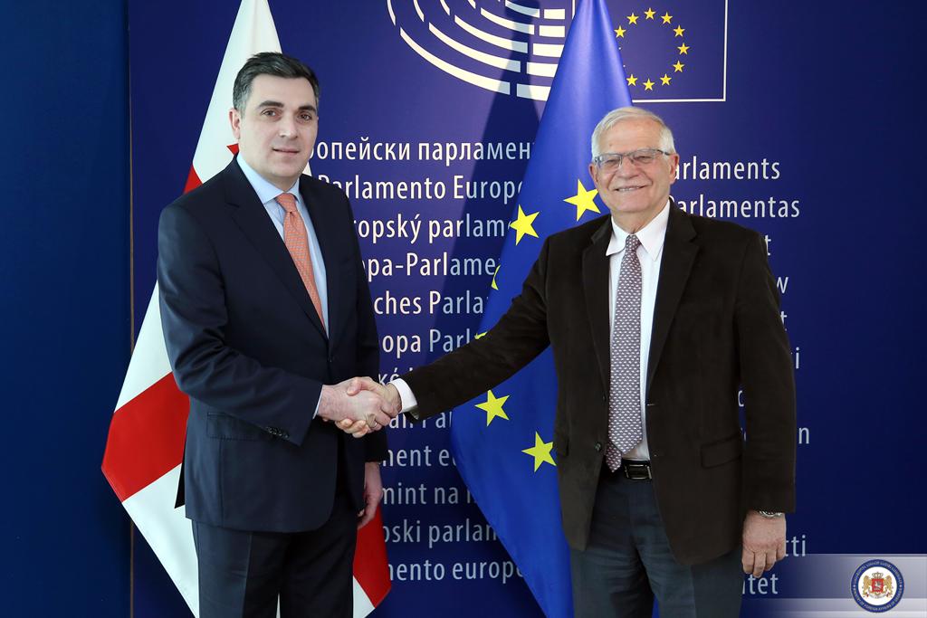 FM Darchiashvili meets EU's Borrell
