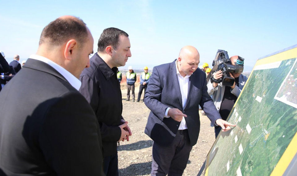 Ираклий Гарибашвили ознакомился с инфраструктурными проектами в Кахети